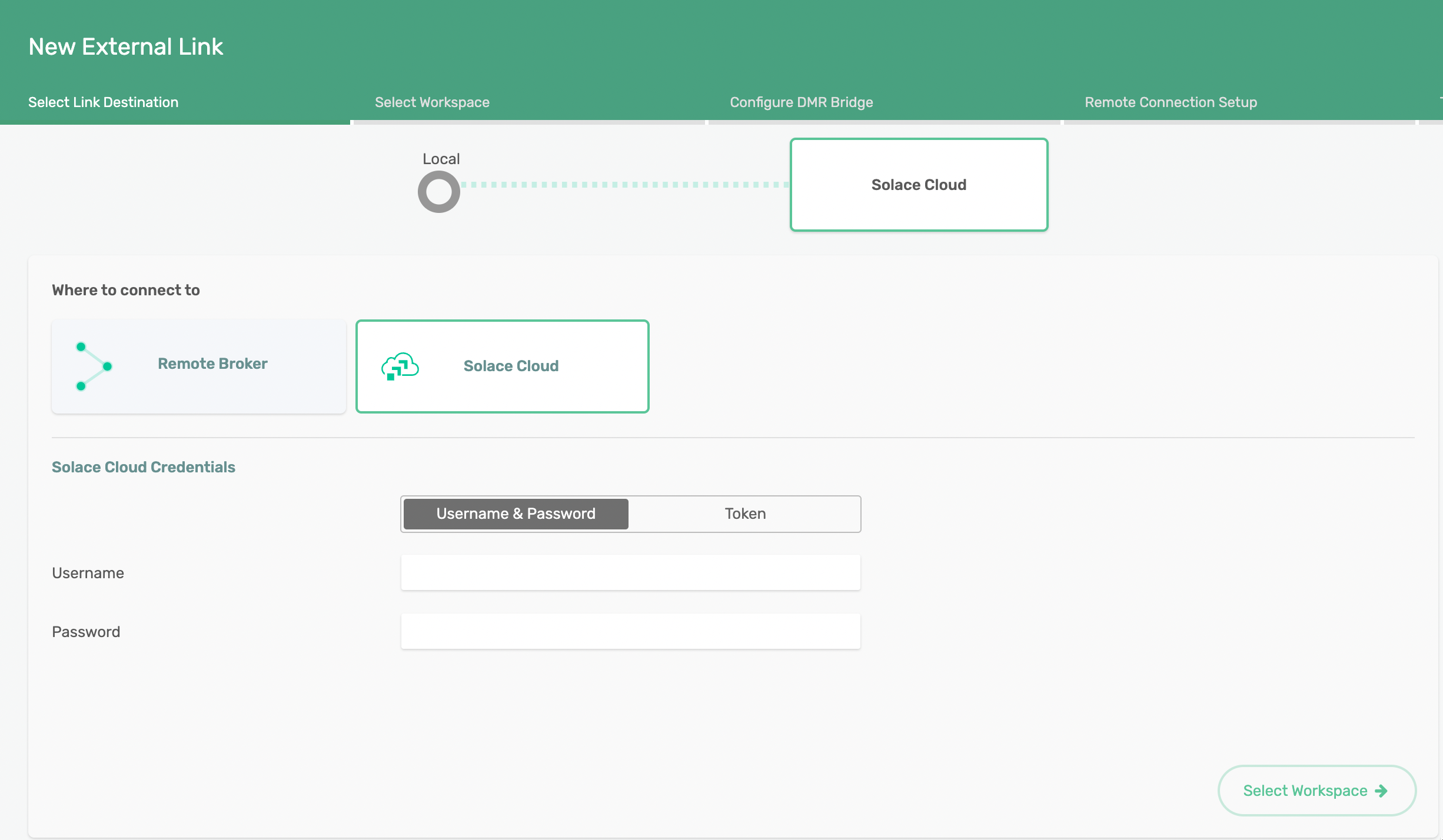Solace Cloud Broker Login